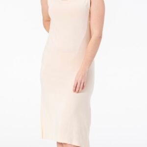 GAUBERT® GBTW-820 Bamboe Onderjurk / Nachtjurk Brede Bandjes 120CM - L/XL, Beige