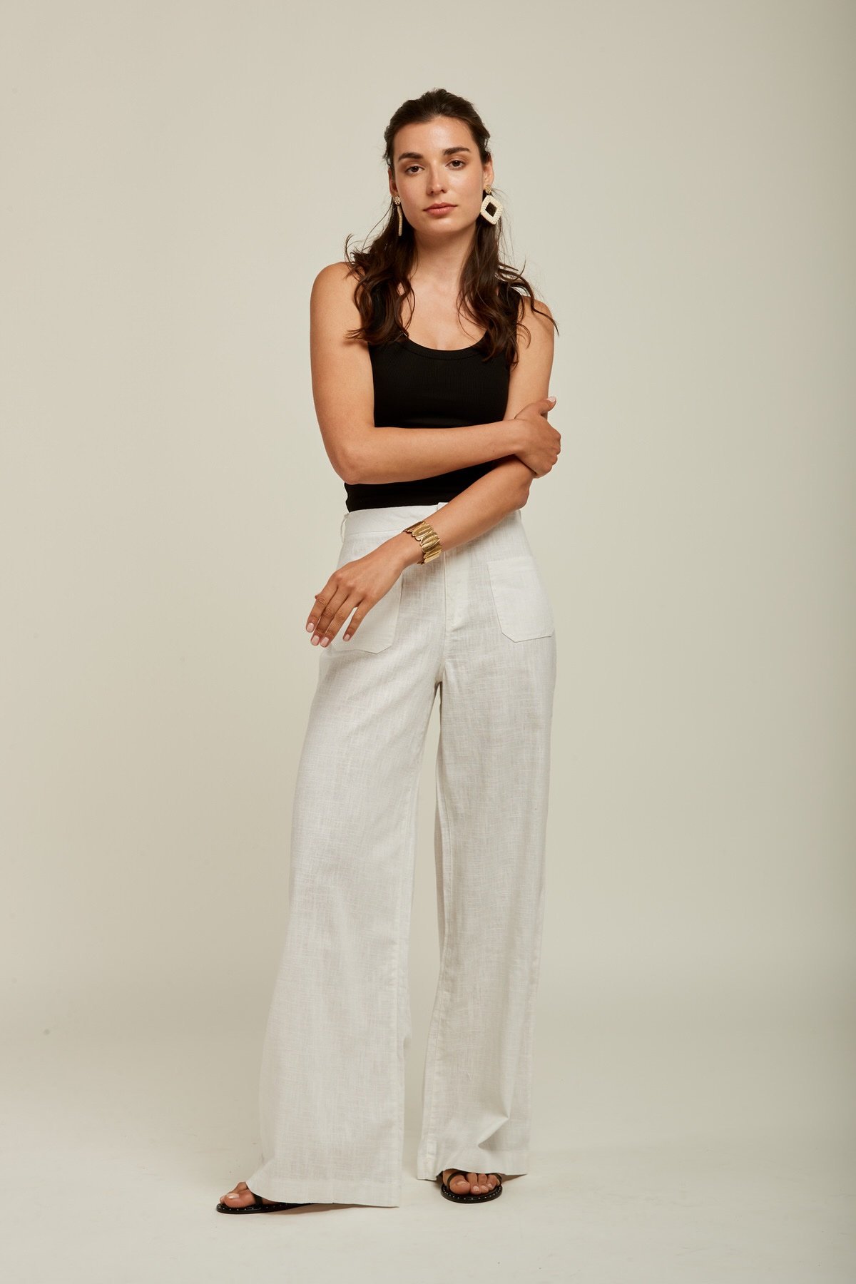 Linnen Pantalon Dames – Wide Leg Broek - Linnen - Afbeelding 6